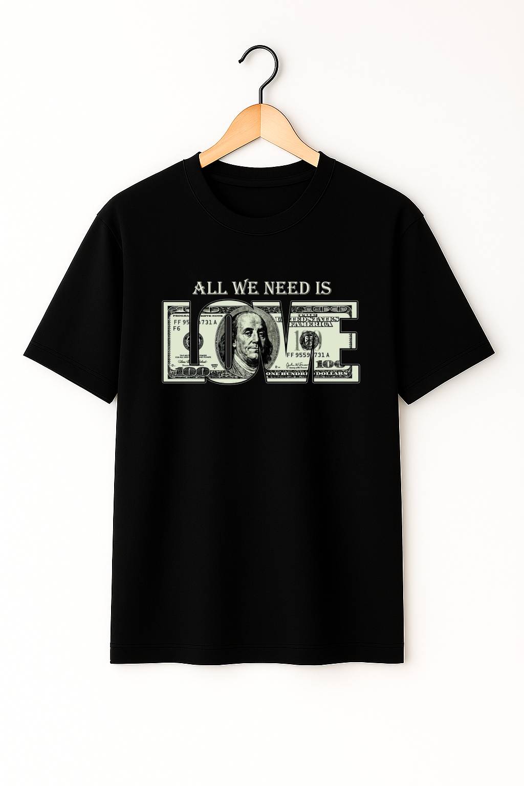 Money Is Love Regular Fit Tee