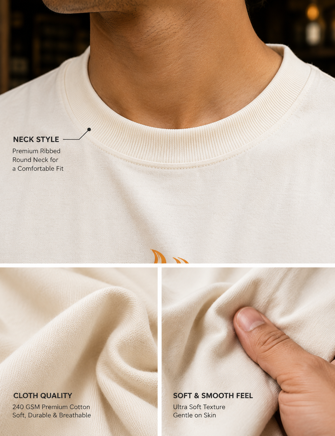 Men's Oversized T-Shirt Jack 'Tod Dunga' Printed Graphic